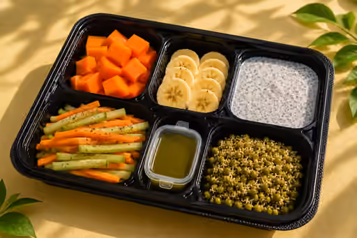 Gut harmony bento — fresh cold pressed wellness bentos from iBites
